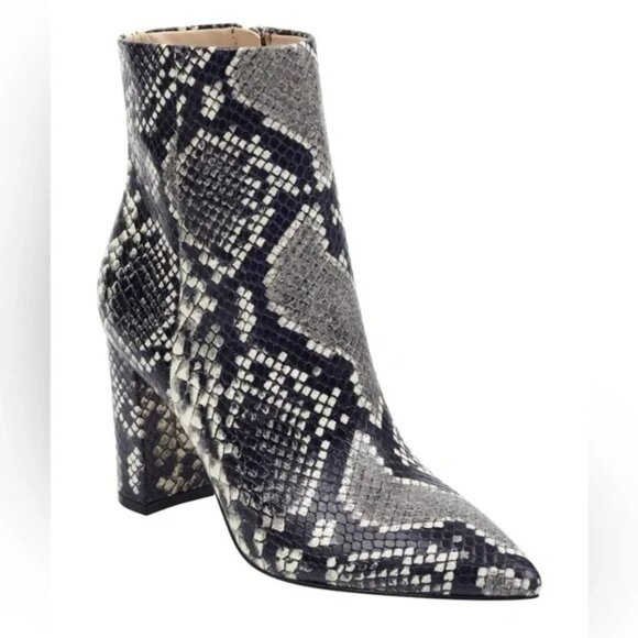 Marc Fisher / Pointed Toe Boot Snake Skin / Size 8 - Picture 2 of 7